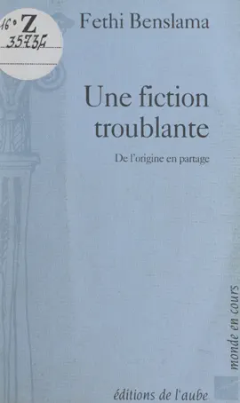 Read: Book Une fiction troublante