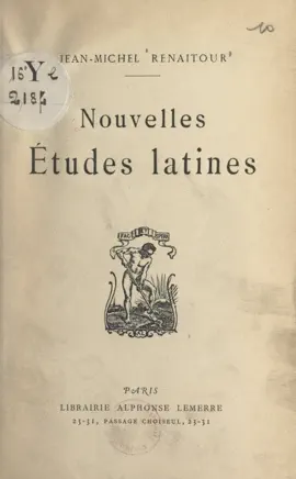Read: Nouvelles études latines Book