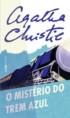 Capa do livro O Mistério do Trem Azul de Agatha Christie