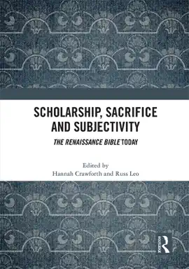 Read: Scholarship, Sacrifice Book and Subjectivity