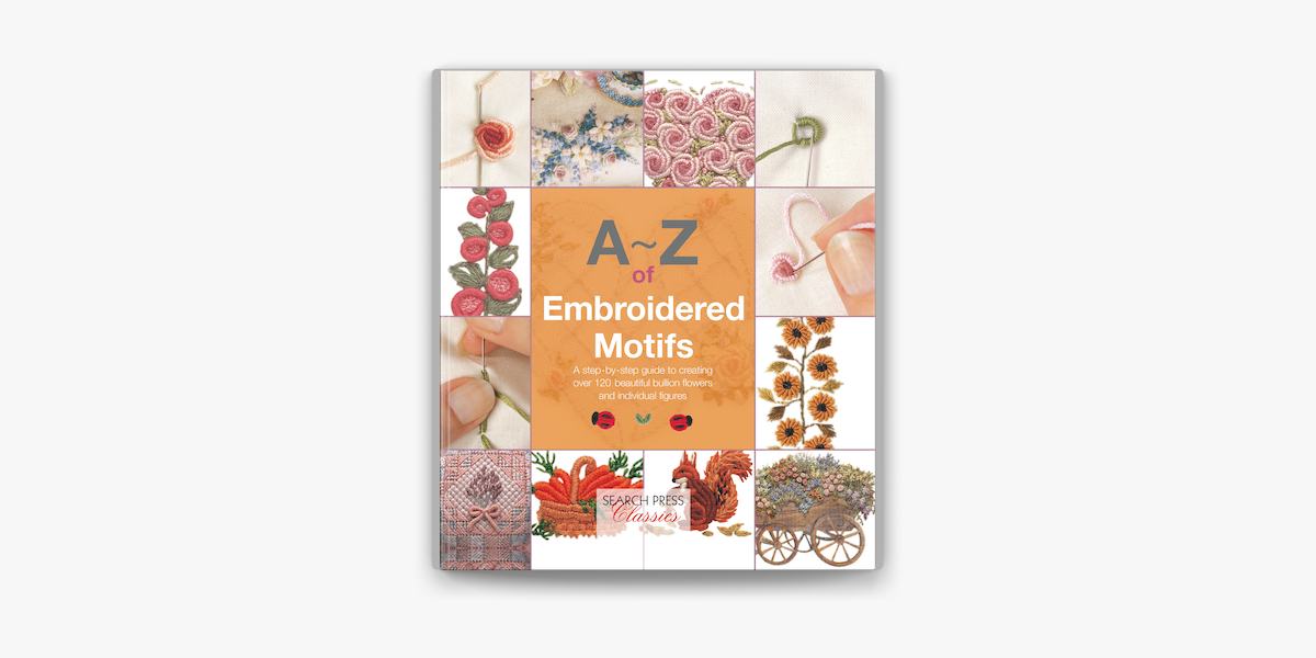 Search Press  A-Z of Embroidered Motifs by Country Bumpkin