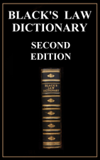 Black's Law Dictionary - Second Edition (1910) - Henry Campbell Black Cover Art