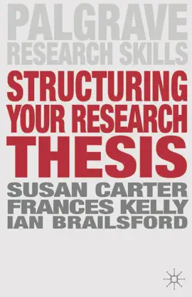 Read: Structuring Your Research Thesis Book