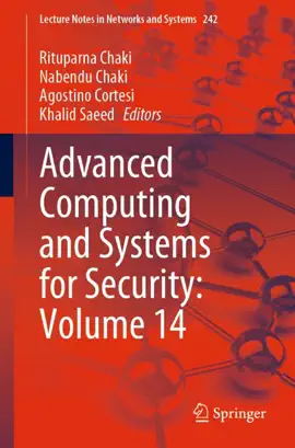 Read: Advanced Book Computing and Systems for Security: Volume 14
