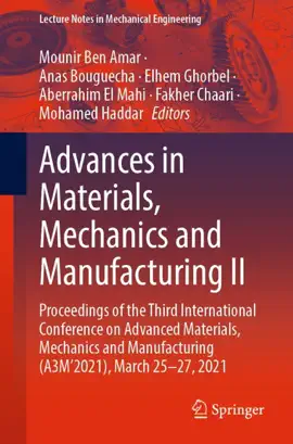 Read: Advances in Materials, Book Mechanics and Manufacturing II