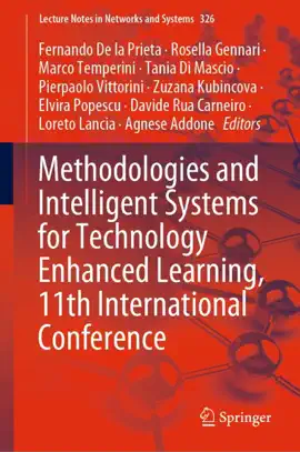 Read: Methodologies and Intelligent Systems Book for Technology Enhanced Learning, 11th International Conference