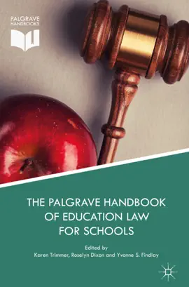 Read: The Palgrave Handbook Book of Education Law for Schools