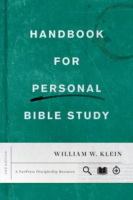 Read: Handbook for Personal Bible Book Study Second Edition
