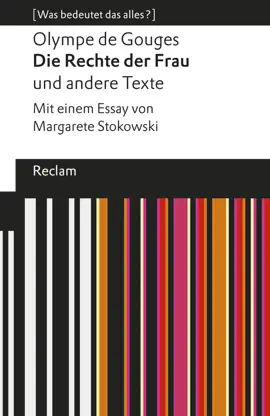 Read: Die Rechte Book der Frau und andere Texte