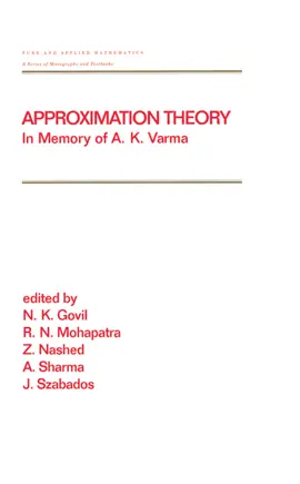 Read: Book Approximation Theory
