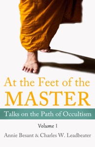 AT THE FEET OF THE MASTER