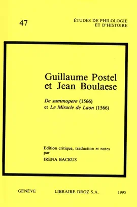 Read: De summopere (1566) ; Le Miracle Book de Laon (1566)