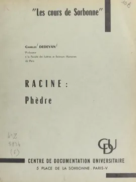 Read: Racine Book : Phèdre