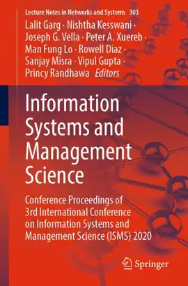 Read: Information Book Systems and Management Science
