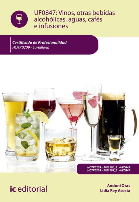 Vinos, otras bebidas alcohólicas, aguas, cafés e infusiones
