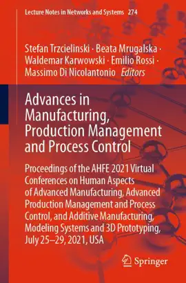 Read: Book Advances in Manufacturing, Production Management and Process Control