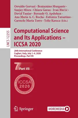 Read: Computational Science and Its Applications Book – ICCSA 2020