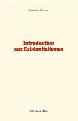 Read: Introduction Book aux Existentialismes