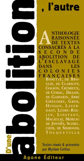 Read: D’une abolition l’autre Book
