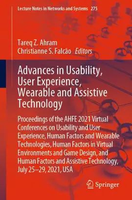 Read: Advances in Usability, User Experience, Wearable and Book Assistive Technology