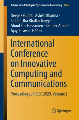 Read: Book International Conference on Innovative Computing and Communications