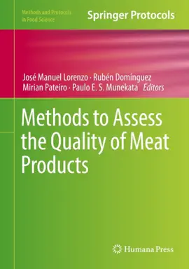 Read: Methods to Assess Book the Quality of Meat Products