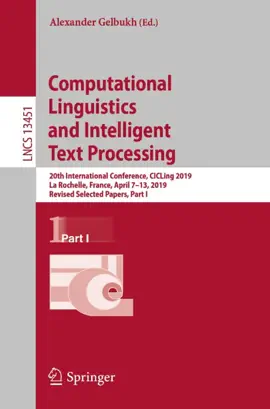 Read: Computational Linguistics and Intelligent Text Book Processing