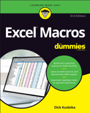 Excel Macros For Dummies - Dick Kusleika Cover Art