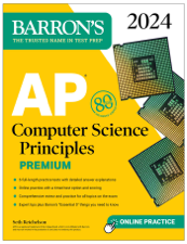AP Computer Science Principles Premium, 2024:  6 Practice Tests + Comprehensive Review + Online Practice - Seth Reichelson Cover Art