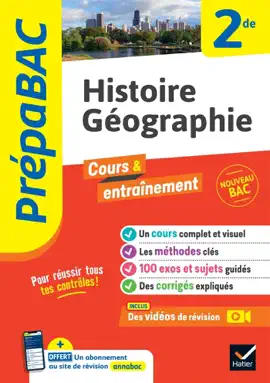 Read: Prépabac - Histoire-géographie Book 2de