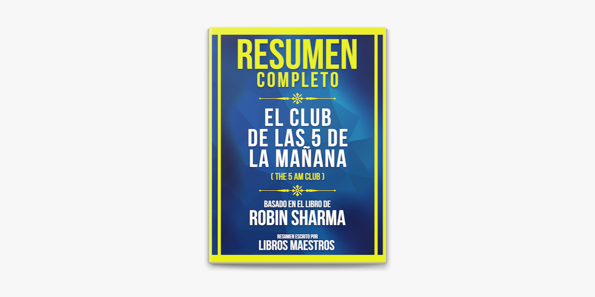 Resumen Completo: El Club De Las 5 De La Mañana (The 5 Am Club