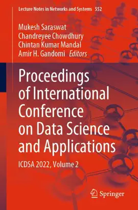 Read: Proceedings of Book International Conference on Data Science and Applications