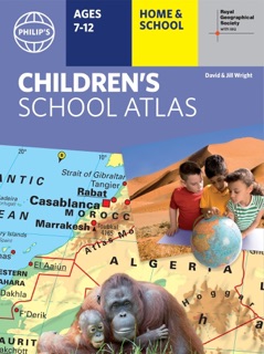 Philip's RGS  Children's School Atlas by David Wright, Jill Wright & Philip's Maps