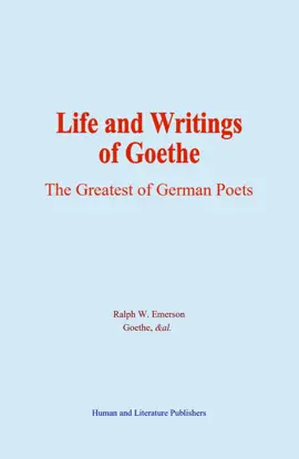 Read: Life and Writings of Goethe Book