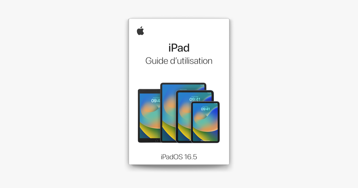 Guide d'utilisation de l'iPad sur Apple Books