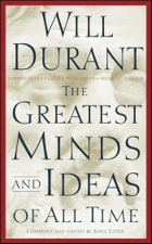 The Greatest Minds and Ideas of All Time - Will Durant Cover Art