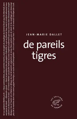 Read: De pareils Book tigres