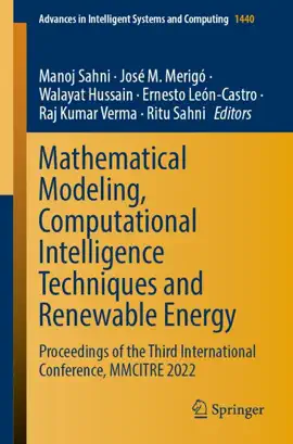 Read: Mathematical Modeling, Computational Intelligence Techniques and Renewable Energy Book