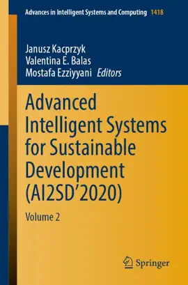 Read: Advanced Intelligent Systems for Sustainable Development Book (AI2SD’2020)