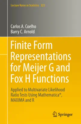 Read: Finite Form Representations for Meijer Book G and Fox H Functions