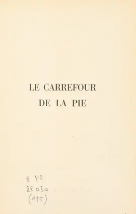 Read: Le carrefour de la Book Pie