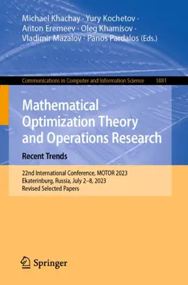 Read: Mathematical Optimization Theory and Operations Research: Recent Book Trends