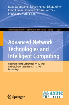 Read: Advanced Book Network Technologies and Intelligent Computing