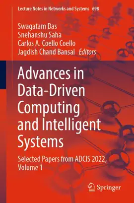 Read: Advances Book in Data-Driven Computing and Intelligent Systems