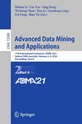 Read: Advanced Data Mining and Applications Book