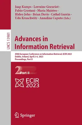 Read: Advances in Information Book Retrieval