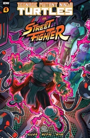 Teenage Mutant Ninja Turtles Vs. Street Fighter #4 - Paul Allor & Ariel Medel