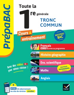 Prépabac - Toute la 1re générale (tronc commun) - Bac 2026 (toutes les matières) by Hélène Bernard, Jean-Philippe Renaud, Matthieu de Sauvage, Michel Abadie, Guillaume Ehret, Alain Legrand, Isabelle Maitrepierre, Arnaud Mamique, Laurent Le Floch, Martine Salmon, Bruno Semelin, Denise Maréchal, Sophie Béthery-Dostes, Sylvie Collard-Rebeyrolle, Martine Guigue, Sophie Saulnier, Swann Spies, Bérangère Touet, Christophe Clavel, Grégoire Gueilhers, Florence Holstein & Nathalie Renault