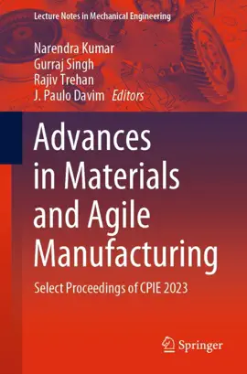 Read: Advances in Materials and Agile Manufacturing Book