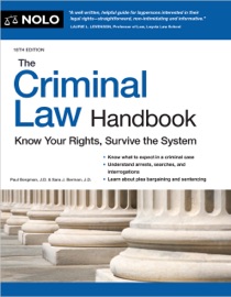 Criminal Law Handbook, The - Paul Bergman J.D. & Sara J Berman JD
